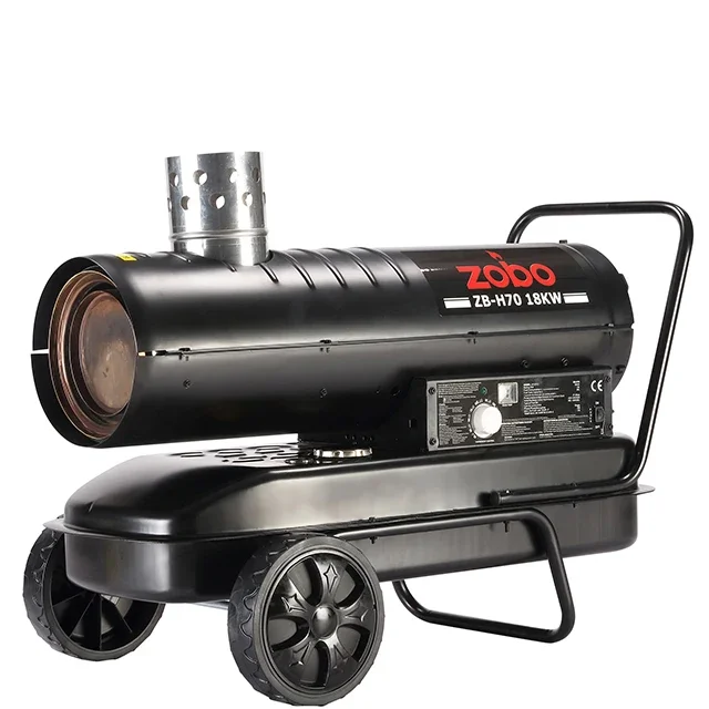 Greenhouse Big Power Indirect Forced Air Heater Hot Product Portable with Handles and Wheels Automatic view 3