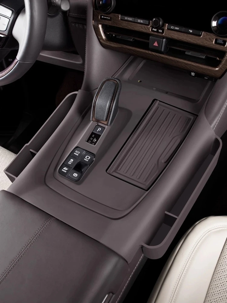 

Силиконовый коврик для центральной консоли с ящиком для хранения, нескользящий защитный коврик для беспроводной зарядки для Toyota Alphard 40 Series 2024 2025