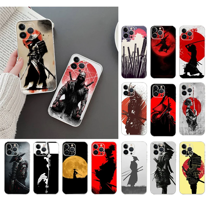 

Phone Case For iphone 17 Pro Max Air 16 15 14 13 Pro Max 15 16 Pro 15Plus Japan The samurai Ninja