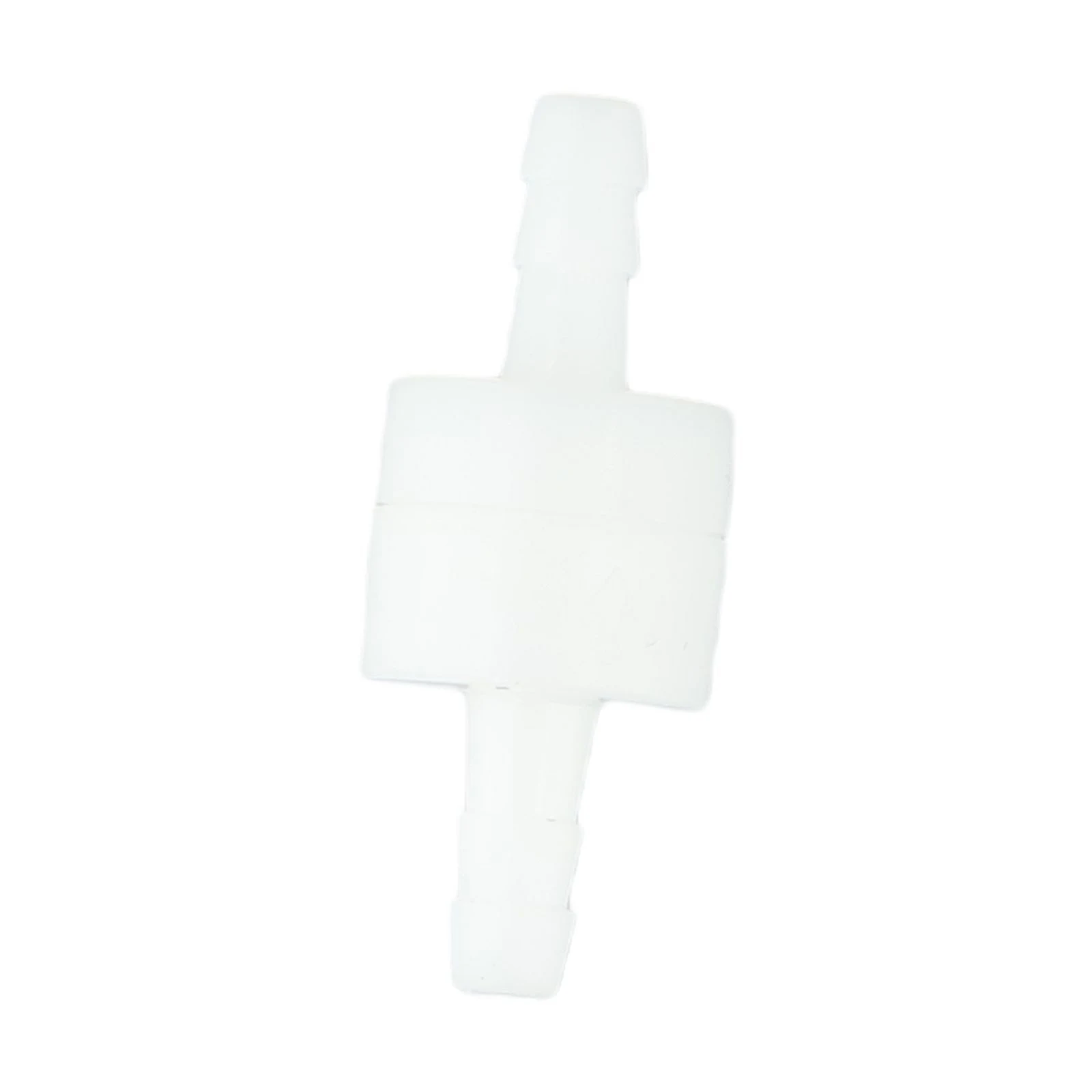 Válvula sin retorno marcada con flecha para Control de dirección de fluido, 4mm, 6mm, 8mm, 10mm, 12mm, ID de manguera, plástico blanco, adecuado para coche y barco