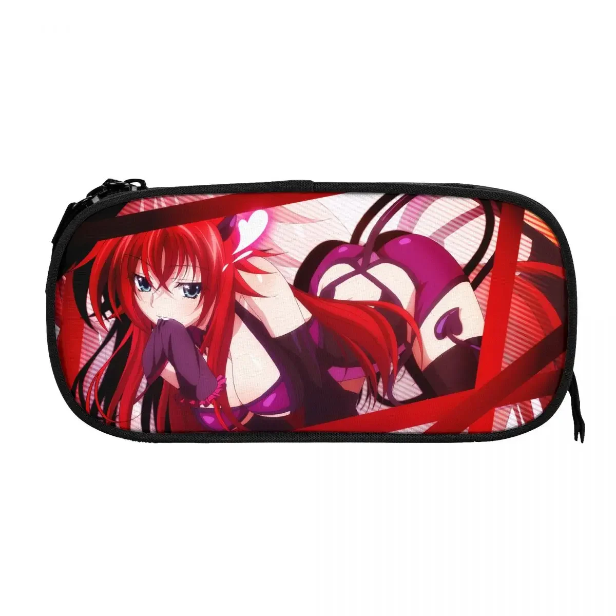 Anime High School DxD Big Capacity Pencil Pen Case Office College School Large Storage Bag Pouch Holder Box Organizer