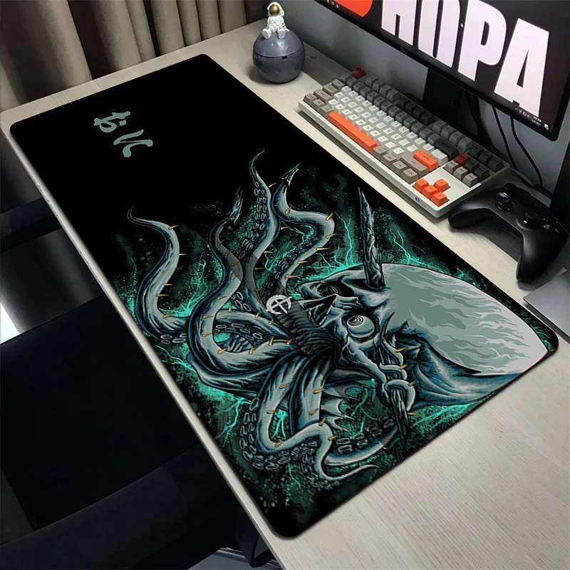 Mousepad Besar Naga Cina Mouse Pad Laptop Gamer Komputer Desktop Mousepad Meja Laptop Besar Tikar Antiselip Tahan Air