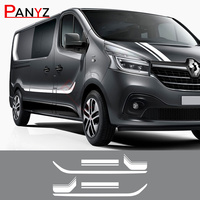 5PCS Car Stickers For Renault Trafic Vauxhall Opel Vivaro Fiat Talento Nissan NV300 Camper Van Vinyl Decals Tuning Accessories