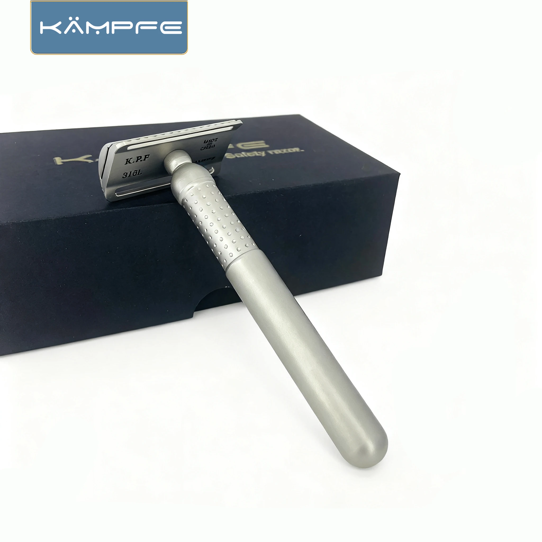 

KAMPFE Double-Sided Manual Safety Razor CNC Stainless Steel Closed Or Open-Type Men's Grooming Tool