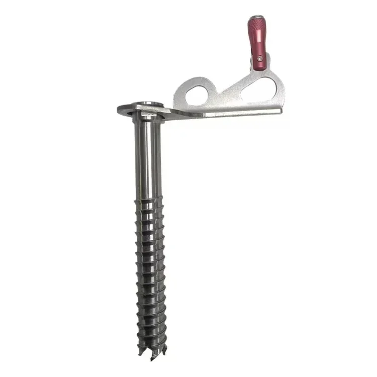 Speed Screwing Ice Pick Ice Anchor Point Outdoor Ice Climbing Fixed Fulcrum and Snow Fixed Cone Fire Rescue Equipment