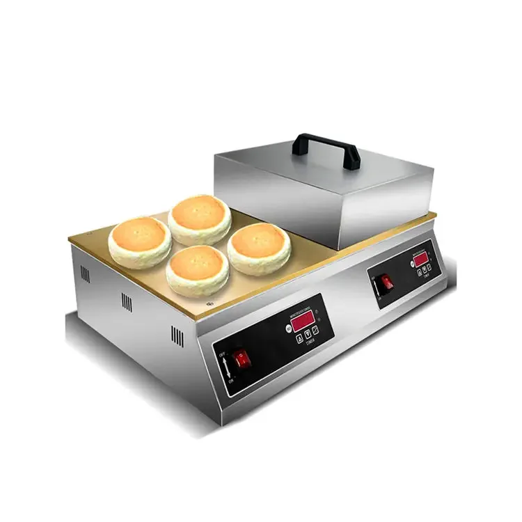 Commercial digital Snack Machines Dorayaki electric Souffle Pancake machine double Head japanese souffle pancake small business