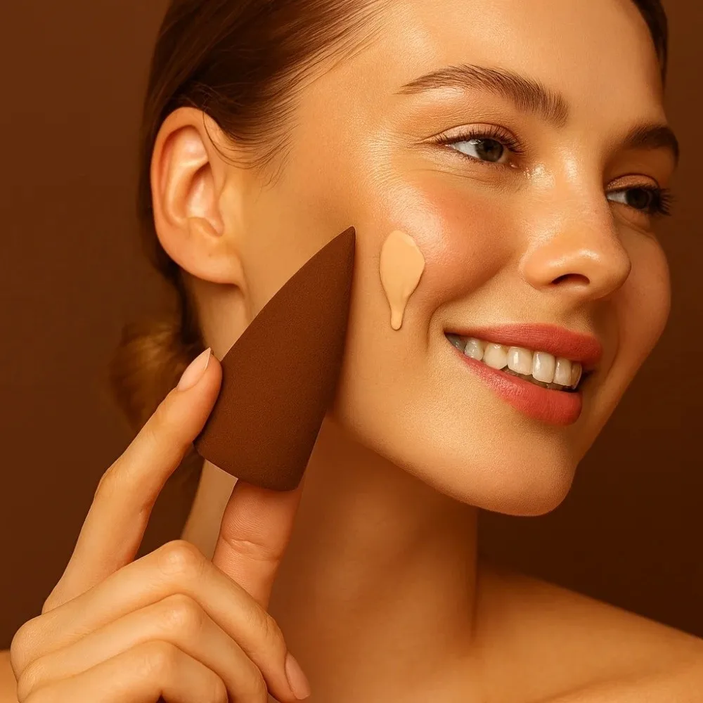 Detailed Beauty Blending Sponge Fingertip Shaped Extra-Soft Makeup Sponge Dry Wet Use Lightweight Cosmetic Puff Beauty Routine