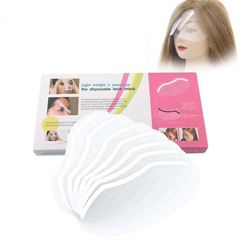 

100pcs Microblading Aftercare Visors Protective Shower Visor for Eyelash Extensions Eyebrow Microblading Lash Aftercare Supplies