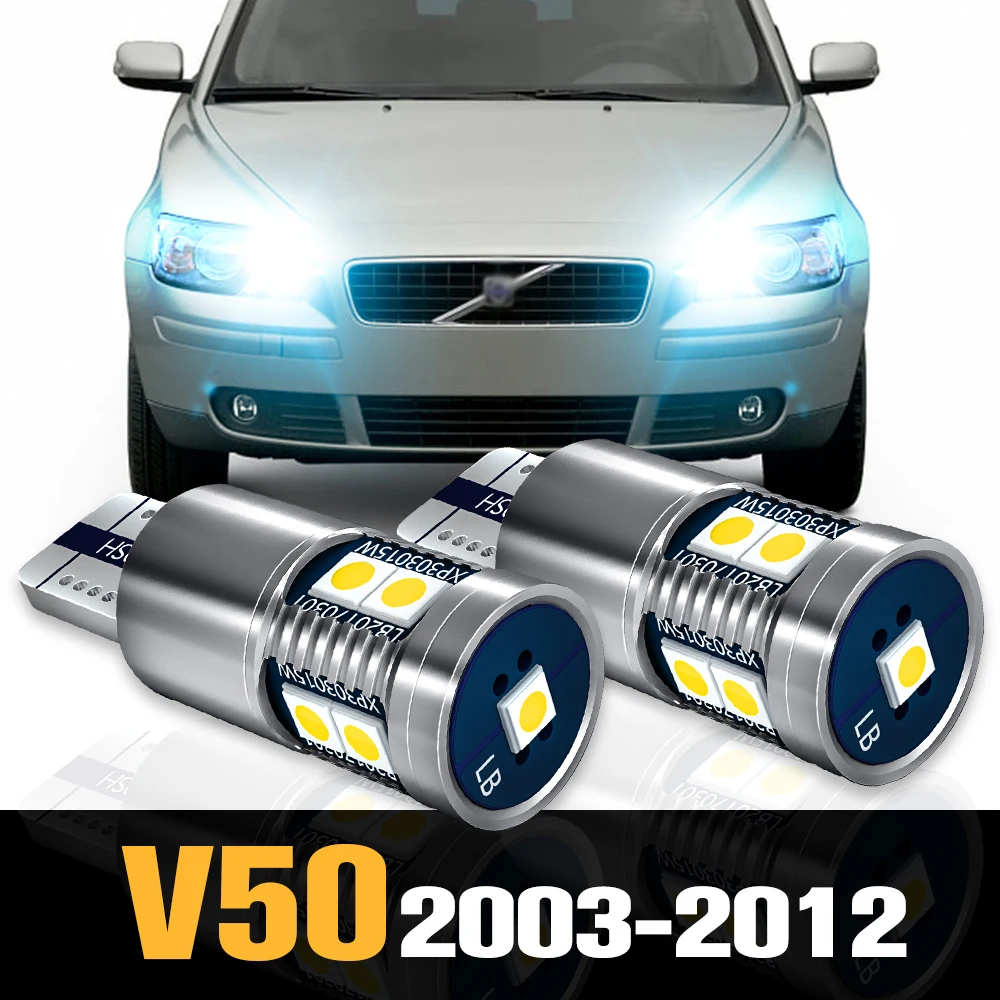 

2pcs Canbus LED Clearance Light Parking Lamp Accessories For Volvo V50 2003-2012 2004 2005 2006 2007 2008 2009 2010 2011