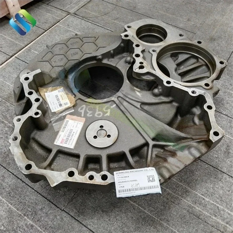 

SKGM 1113415933 6HK1 ZX330 Excavator Spare Parts Flywheel Housing Case 1-11341593-3