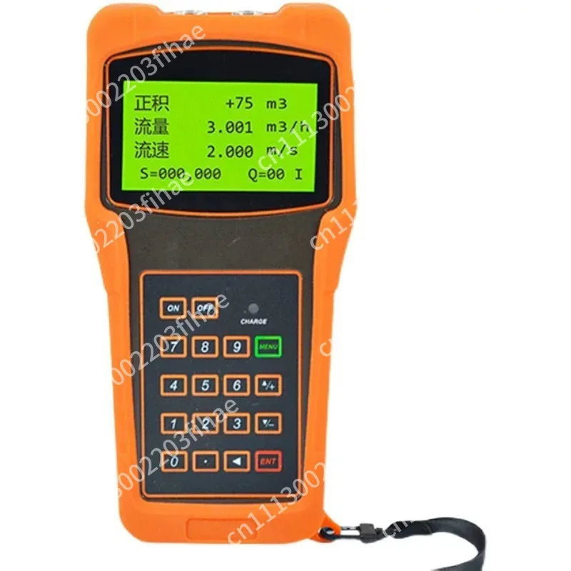 Handheld flowmeter, portable external clamp type liquid water pipe wall