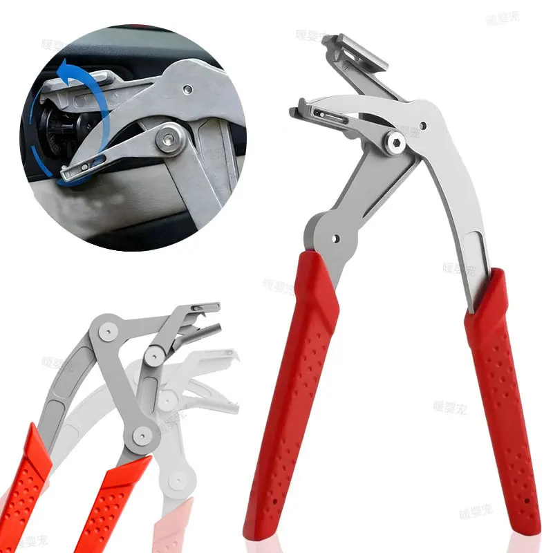 Car Clip Removal Pliers Plastic Rubber Round Nail Fastener Remover Tool for Car Interior Door Panel Chassis Trunk Repair Tool