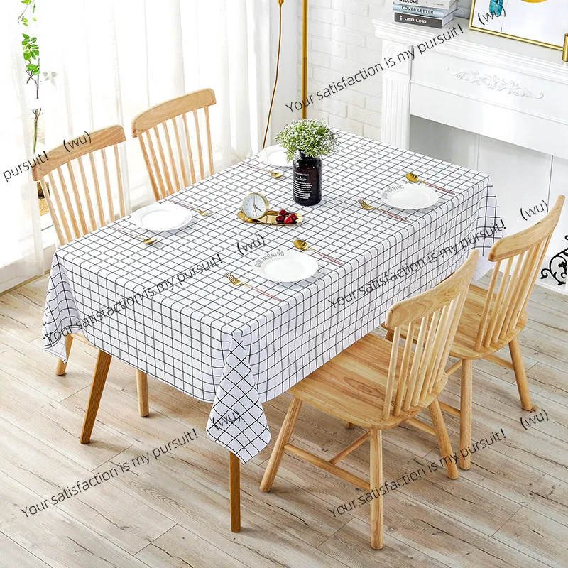 PVC waterproof and oil-proof dining table, new and durable