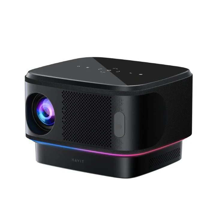 

Havit PJ300 Plus Mini Projector Auto Keystone 4k Smart Android Proyector Portatil Projector For Home Theater/Outdoor/Meeting