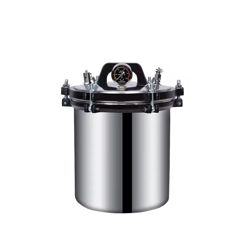 Portable Autoclave Pressure Steam Sterilizer Large Capacity Milk Bottle Hospital Steam Sterilizer
