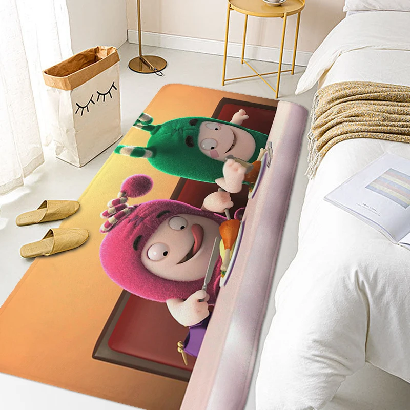 Bathroom Mat Z-Oddbods Kitchen Carpet for Bedroom Floor Front Doormat Baths Bathmat Entrance of House Sleeping Room Rugs