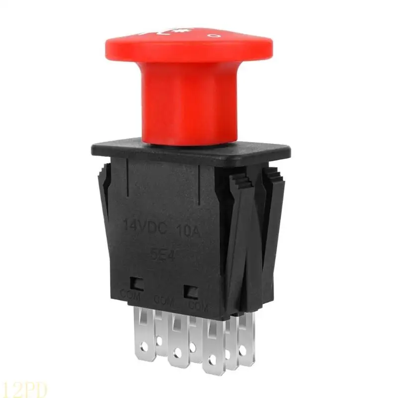 12PD High Capacity 10A Emergency Brake Switches Plastic for 0 Turn Mowing Systems