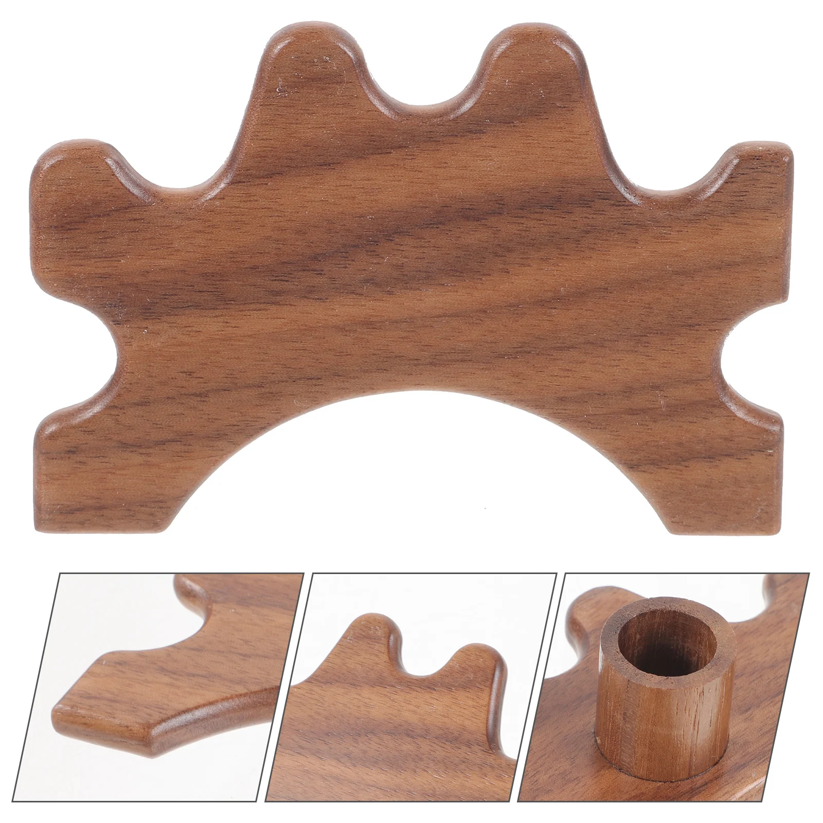 

High Fork Wooden Pool Cue Rack for Billiard Tables Reusable Holder Stable Fit Portable Sliding Club St Pool Bridge Snooker