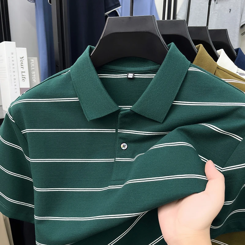Thumbnail 4 - #18 Trending Mens Classic Striped T-Shirts Right Now