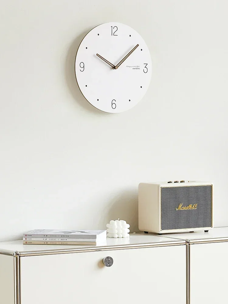 EMITDOOG clock wall clock living room creative modern simple Nordic clock wall wall home bedroom silent hanging watch