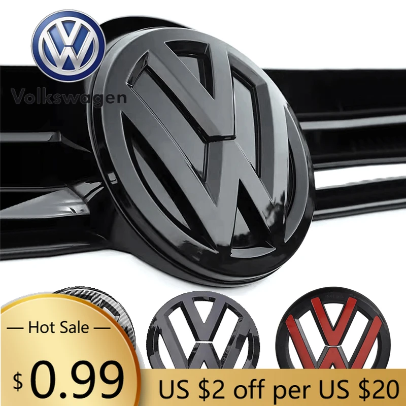 

Наклейки-аксессуары с логотипом Volkswagen для передней решетки радиатора и заднего багажника для Volkswagen GTI, Golf, Polo 6, 7, Passat, VW CC