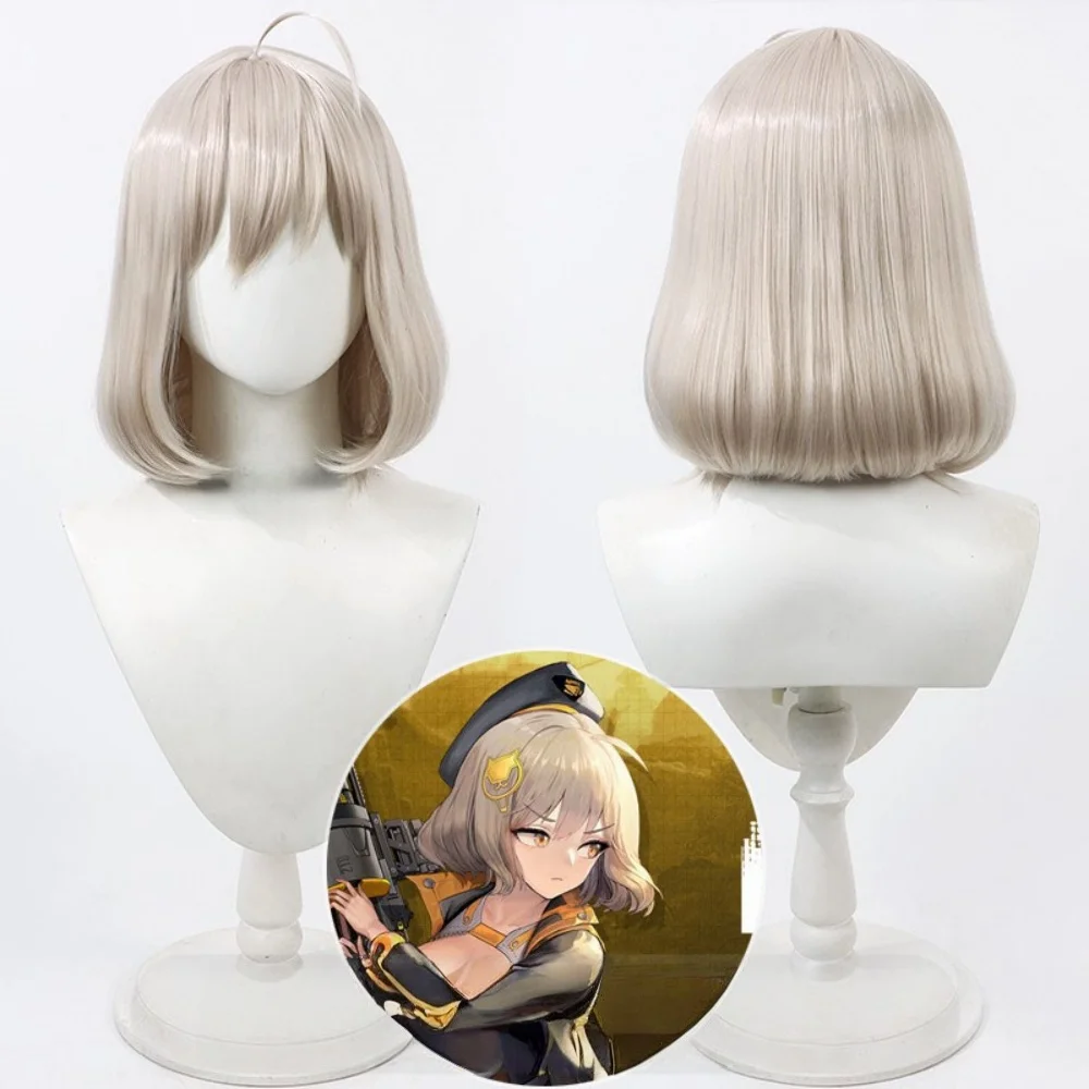 Game GODDESS OF VICTORY: NIKKE Anis Cosplay Wig Anis Rose Net Wig Halloween Party Cos