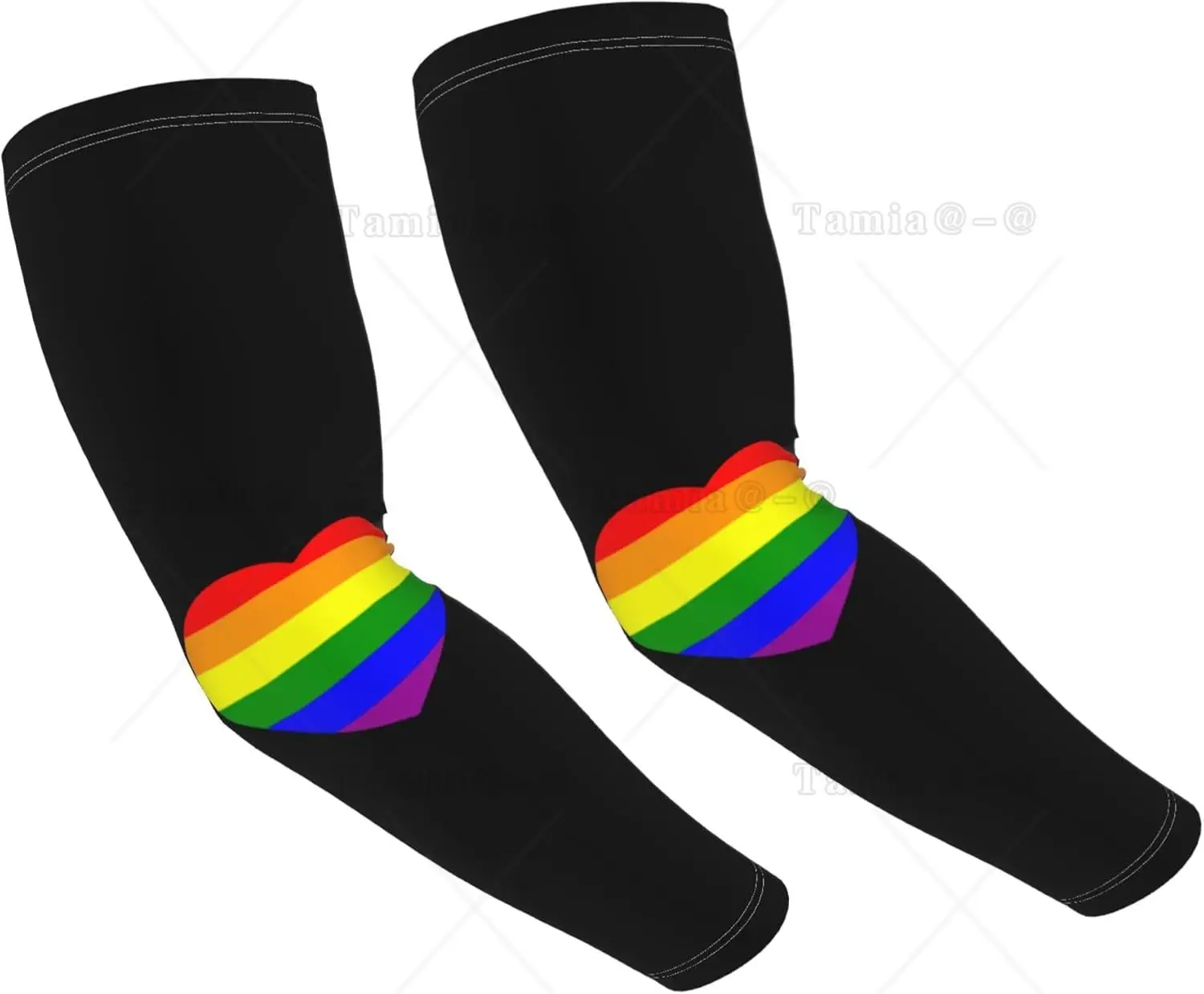 LGBT 게이 프라이드 플래그 성인 얼음 실크 태양 보호 팔 슬리브 스포츠 냉각 슬리브