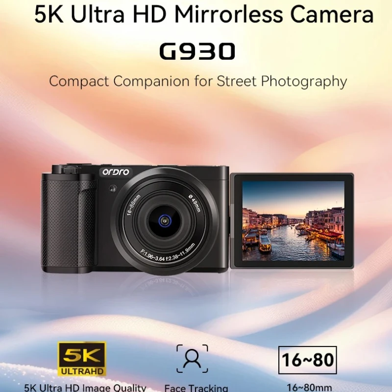 4K 60FPS WiFi Digital Camera G930,3.2