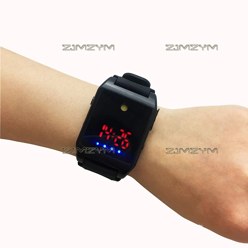 Rechargeable Watch Alarm Outdoor Portable Multifunctional Safety Device Emergency Personal Distress Device