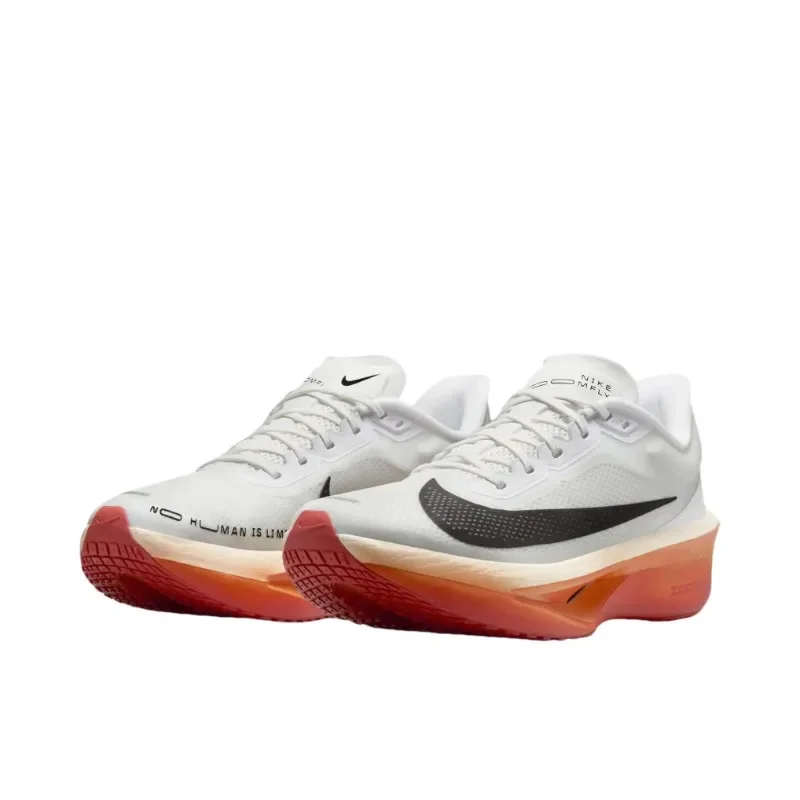 

Nike Zoom Fly 6 Carbon Plate Men Women White Black Anti-Slip Cushioning Rebound Thick Platform Athletic Running Shoes HJ7038-100