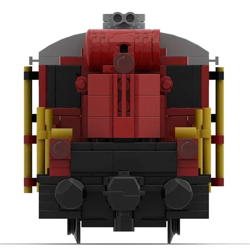 Tijolos técnicos moc trem urbano modelo db kof ll locomotiva blocos de construção modulares presentes brinquedos para crianças conjuntos diy montagem