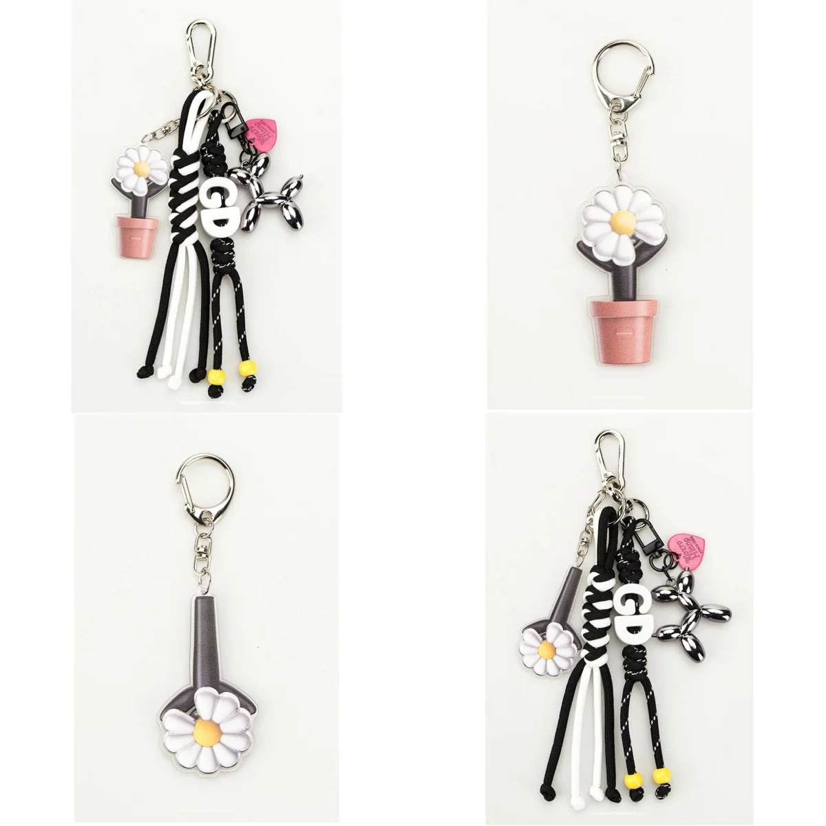 Kpop المعبود GD ديزي حبل المنسوجة المفاتيح GD الحفل دعم قلادة الديكور على ظهره قلادة VIP المشجعين جمع هدية