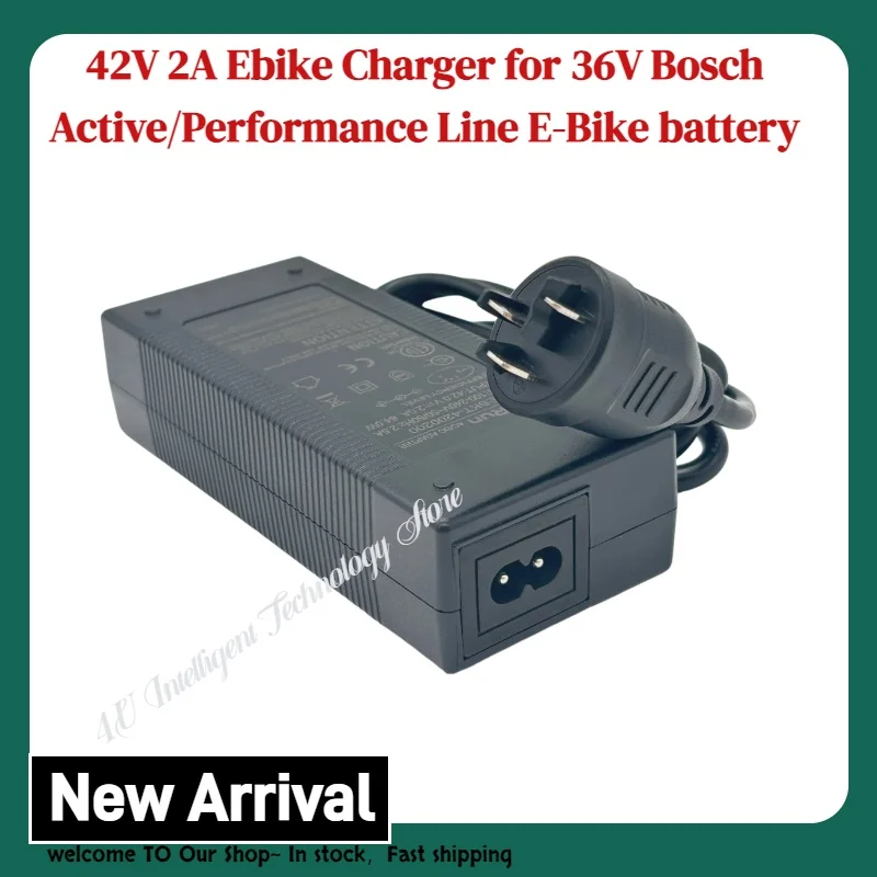 Elecrun 42V 2A Ebike Charger Compatible with 36V Bosch Active/Performance Line E-Bike Battery