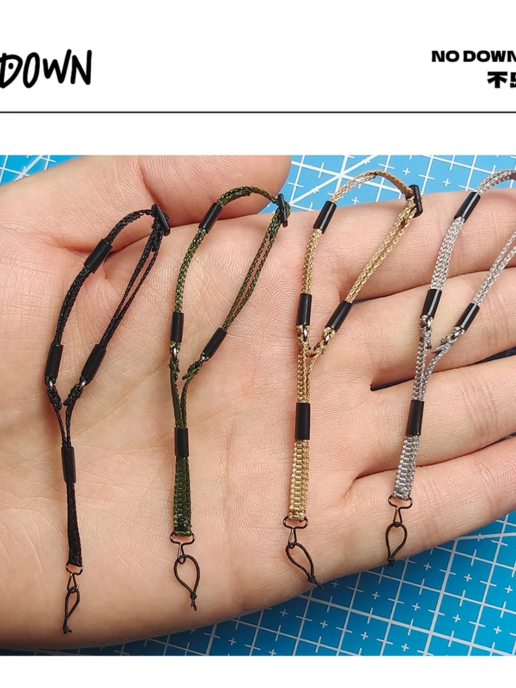 3/2mm 폭 1/12 인형 병사 소총 일체형 총줄 장난감 액세서리 미니 군용 스트랩 6인치 액션 피규어 장면 장식용