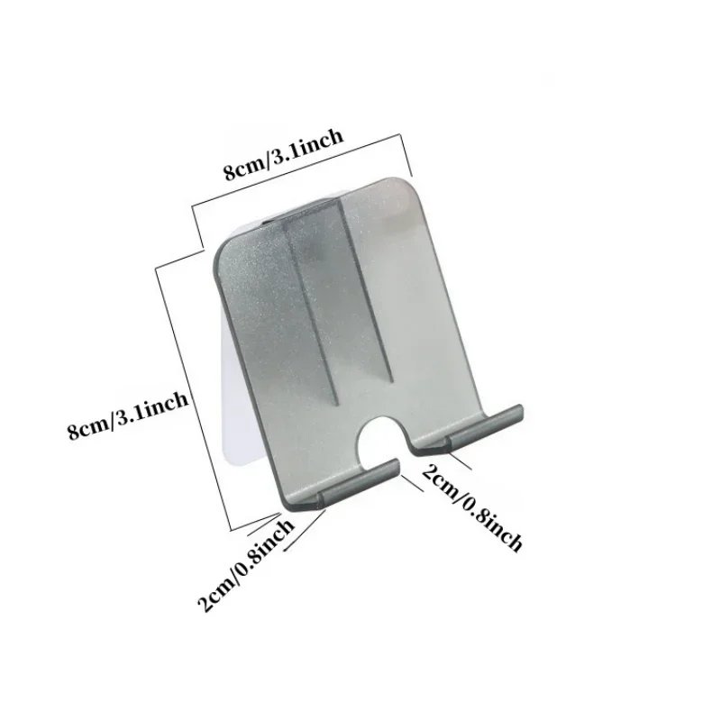 Plastic Wall-Mounted Mobile Phone Holder for Bathroom Sink and Kitchen Charging Support Bracket - Chasing Drama Phone Stand image 6