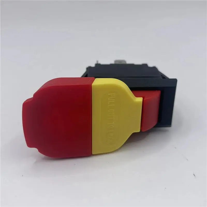 5X 125/250V 4 Pins Electromagnetic Push Button Switch On Off Key Switches Single Throw Bipolar Switches HY18-AT30