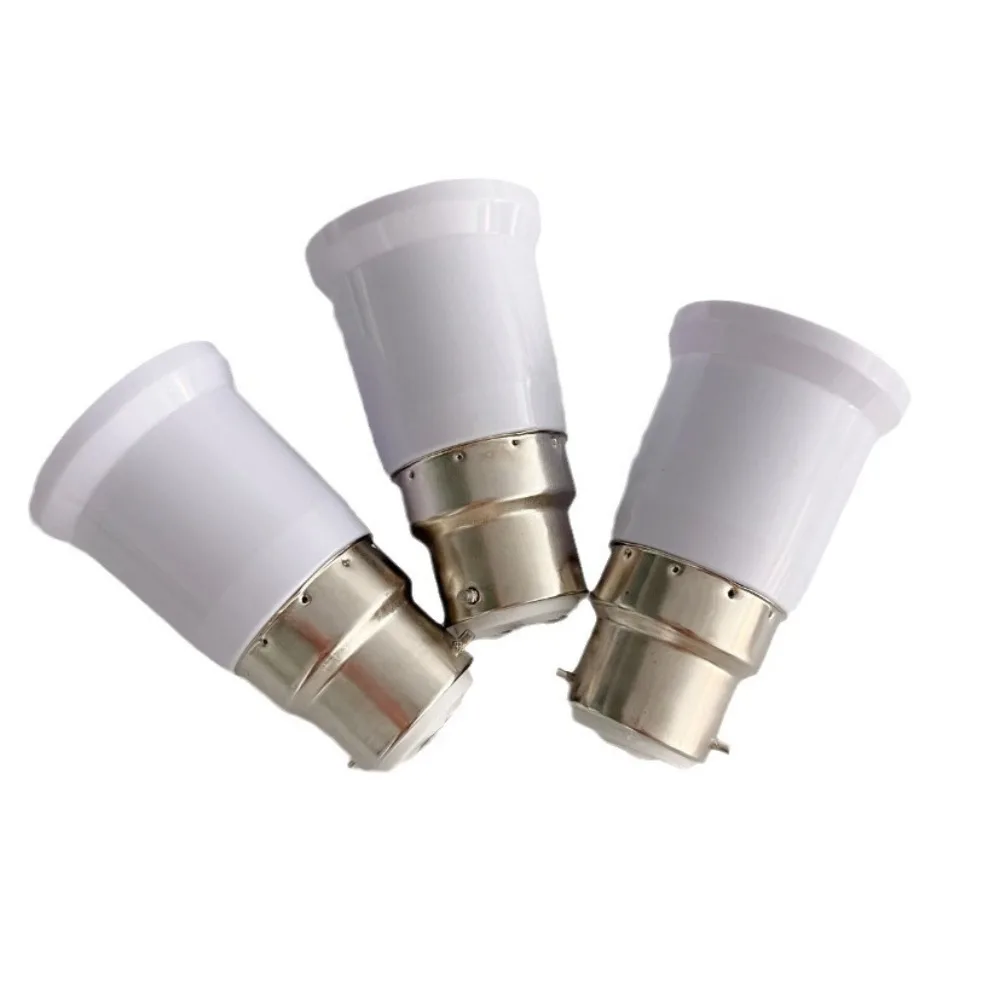 1pcs Welding-Free B22 To E27 Light Socket Adapter Bulbs Holders Lamp Sockets Converter Extended Lamp Bulb Conversion Holder image 3