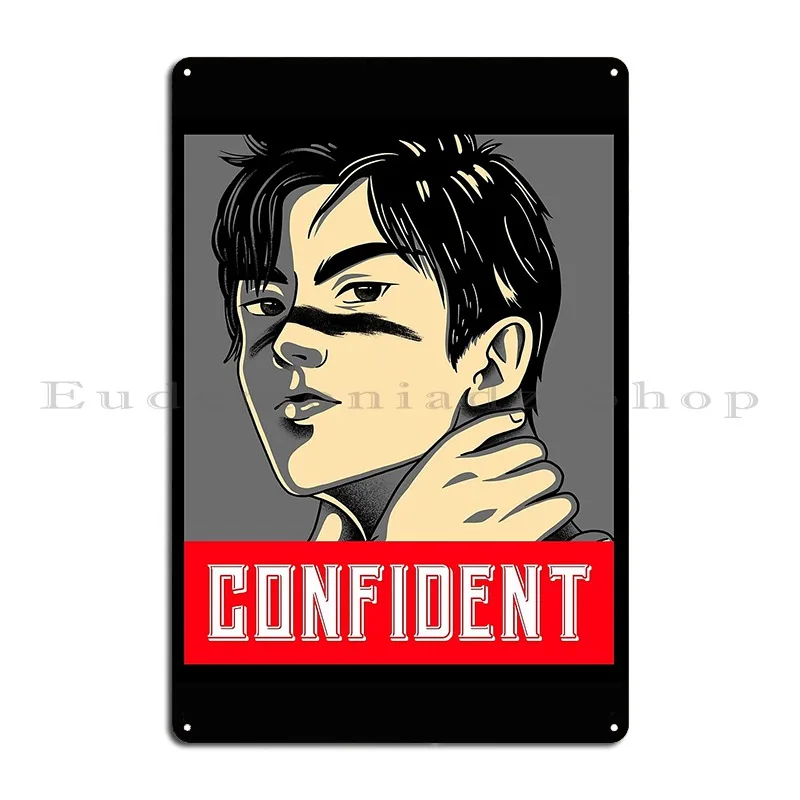 Anime Confident Saige17 Metal Sign Iron Club Customize Party Wall Decor Tin Sign Poster