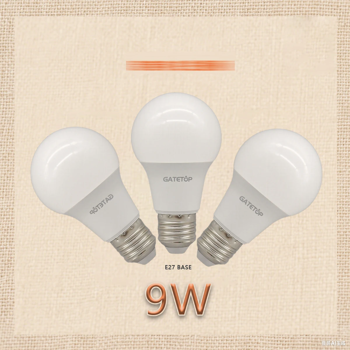 1-10PCS E27 LED Light Bulbs Lamps 9W AC 110V 220V Warm RA80 Lighting Daylight for Derection Hight Quality Lamps Lampada Led