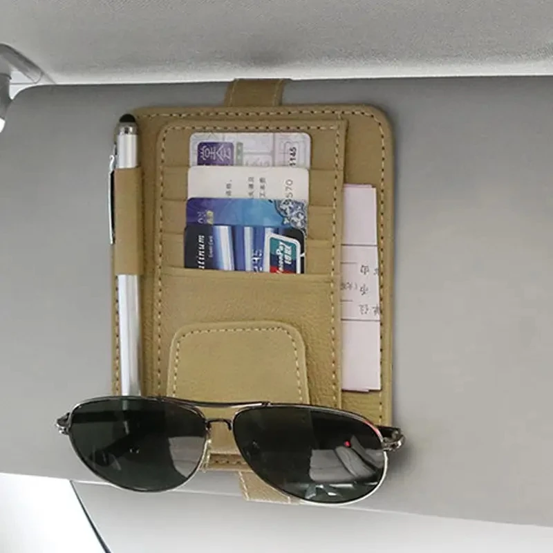 

Car card pack, car sunshade, ticket holder, glasses holder, ID holder, storage holder, lychee patterned high-speed fuel card