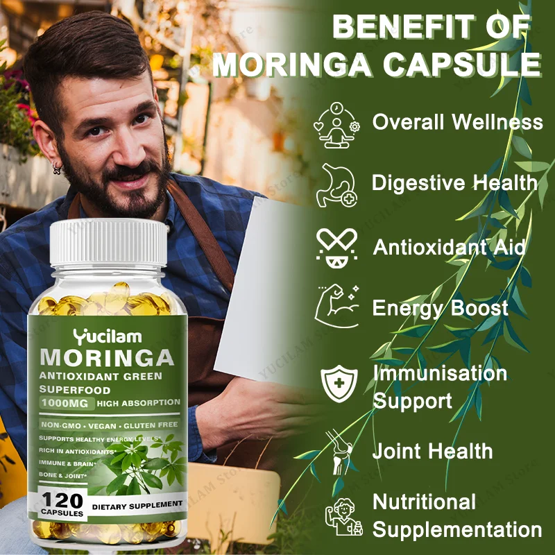 Moringa Organic 1000 mg, Super - Vitamin C Powder บทวิจารณ์และราคา