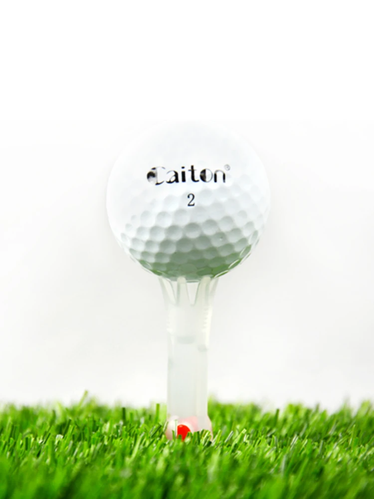 Caiton 3pc Golf Tee: A Durable and Flexible Tee with Directional Control, PP Rubber Material 85mm/75mm Options Improve Your Shot