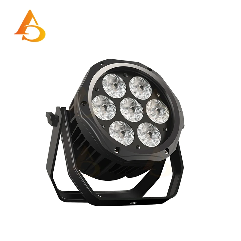 AICPOSE IP65 Outdoor 7x18W  RGBWA UV 6 in 1 LED Par Light Stage Light DMX Control Stage Light DJ Disco Light