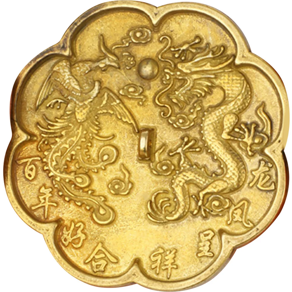 

Chinese Brass Mirror Eight Diagrams Style Hanging Bagua Mirror Home Decor Exorcism Ornament Blessing Wall Pendant