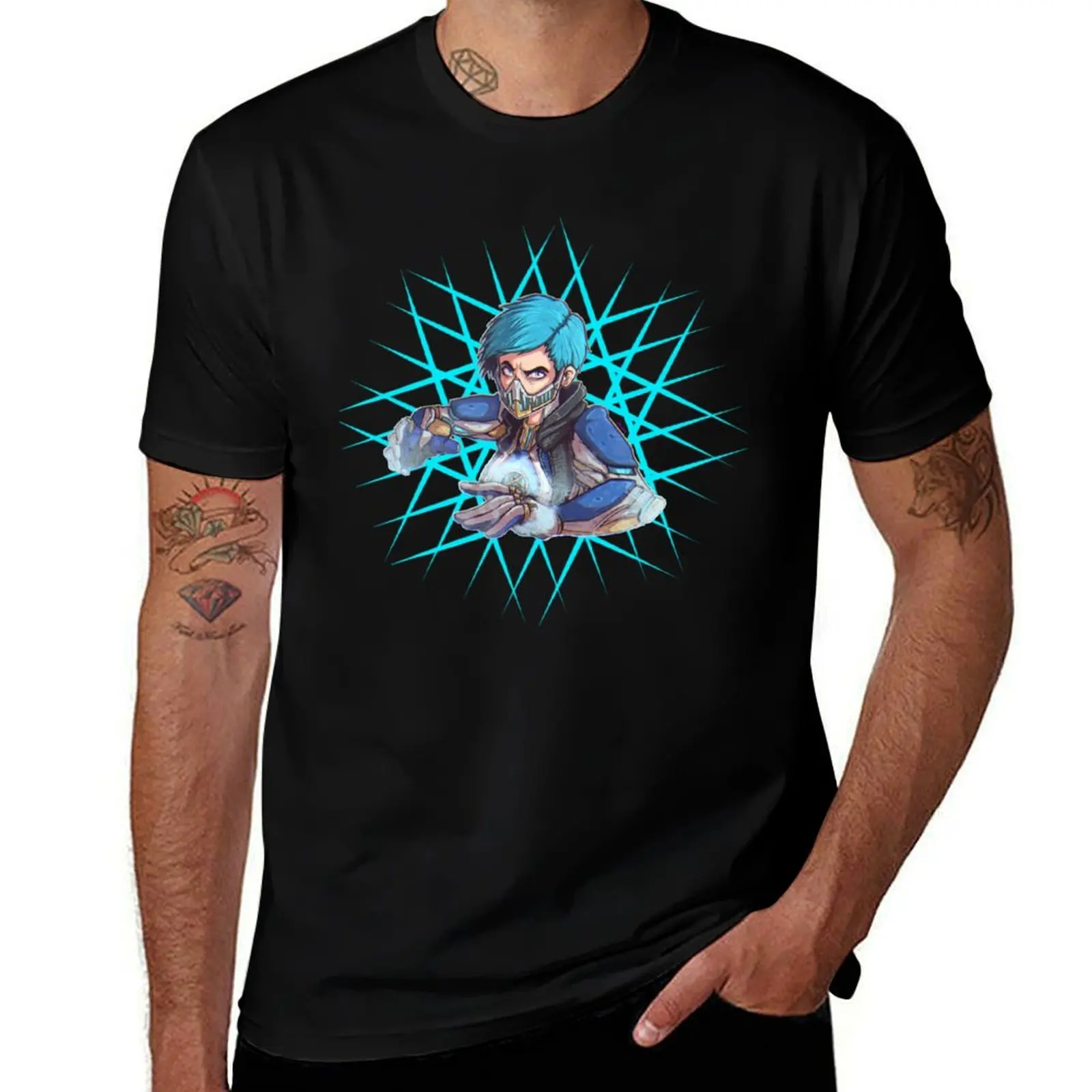 

Frost Mortal Kombat 11 T-Shirt blue archive summer clothes summer 2025 Men's t-shirts