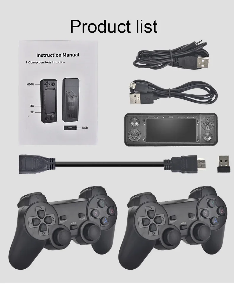 X9 ريترو 4K لعبة عصا التلفزيون HD لعبة فيديو وحدة التحكم 905X3 رقاقة 256G 42000 ألعاب لوحدة تحكم PS1/PSP/SFC/N64 المزدوج 2.4G