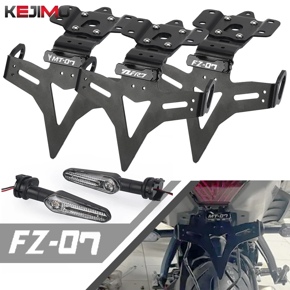 

YZF R7 Yzf 2021-2023 2024 2025 2026 New Aluminum License Plate Relocation Bracket FOR Yamaha FZ-07 MT-07 YZF R7 MT 07 FZ 07
