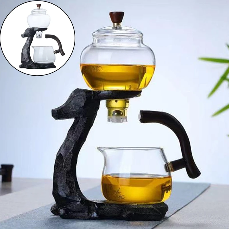 Glass Tea Set Magnetic Water Diversion For Kitchen Loose Infusers Kettles Cooking Tea Maker Glasses Magnetic Teapot Set