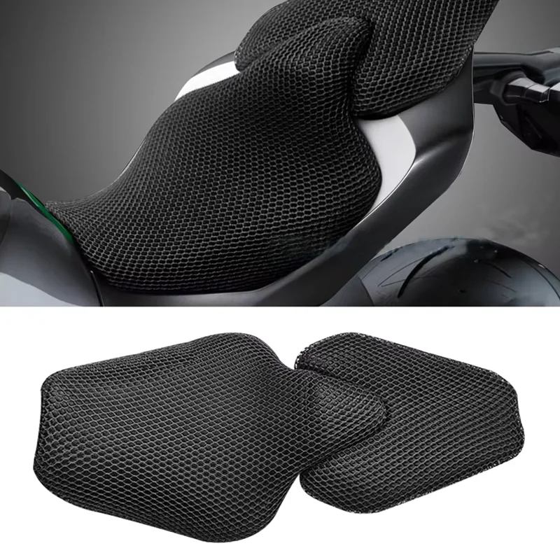 Acessórios da motocicleta protegendo almofada capa de assento apto para kawasaki z1000 z 1000 abs 2014-capa de assento de sela de tecido de náilon
