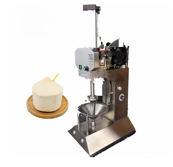 Groene Kokosnoot Schilmachines Hoge Snelheid Snijmachine Draagbare Trimmachine Automatische Kokosnoot Dunschiller